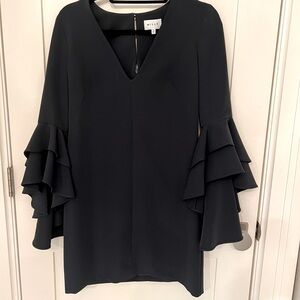 Milly Flutter Sleeve Mini Shift Dress Size 2